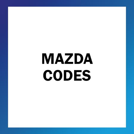 Picture for category Mazda Codes