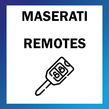 Picture for category Maserati Remotes