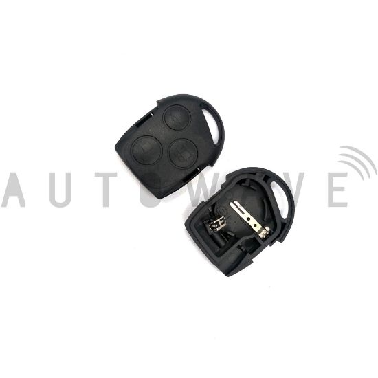 Picture of Ford 3 Button Remote Case with Battery Terminals