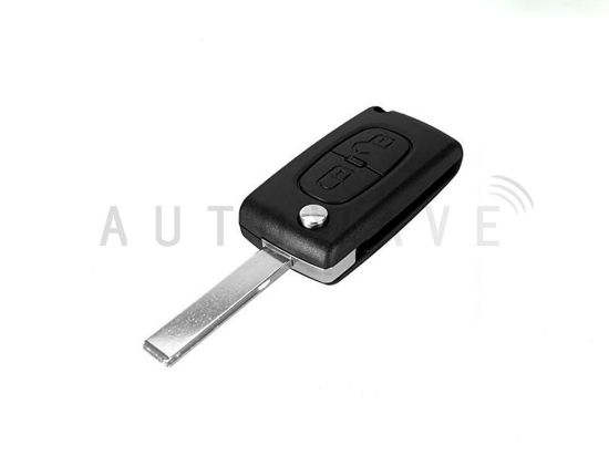 Picture of Peugeot/Citroen 2 Button Flip Remote Case with VA2 Blade
