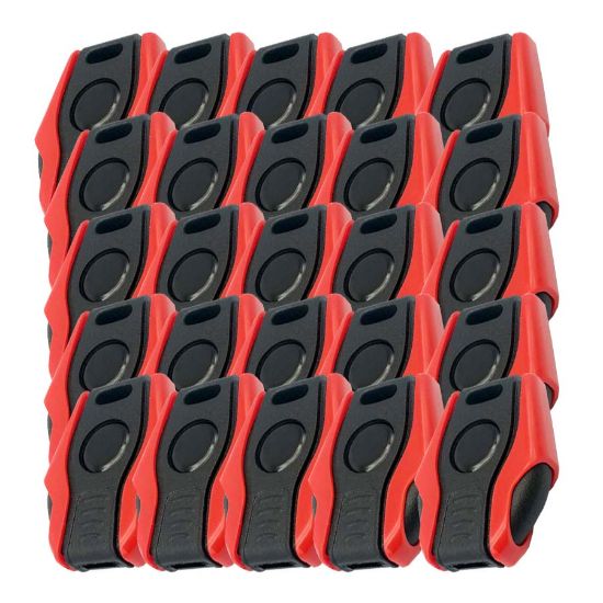 Picture of Keyeasy Universal Transponder Case (Black & Red) 25 Pack
