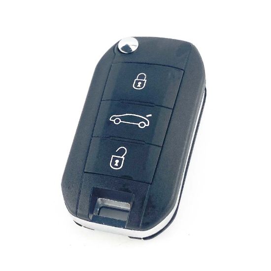Picture of RAV Peugeot/Citroen/Vauxhall 3 Button Flip Remote Case