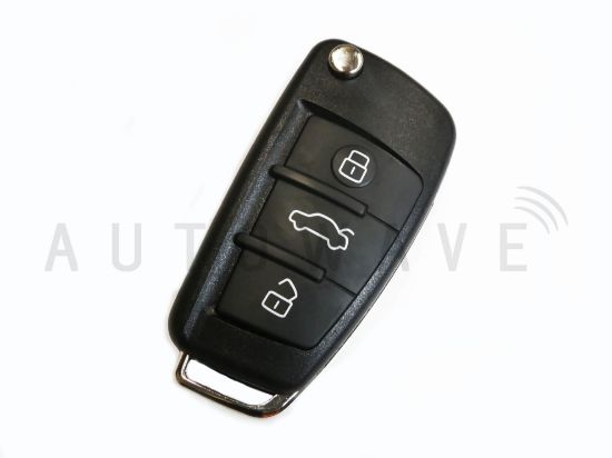 Picture of RAV Audi 3 Button Flip Remote Case HU75T