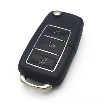 Picture of KeyDIY 3 Button B-Series Remote (VW Style) with Chrome Trim