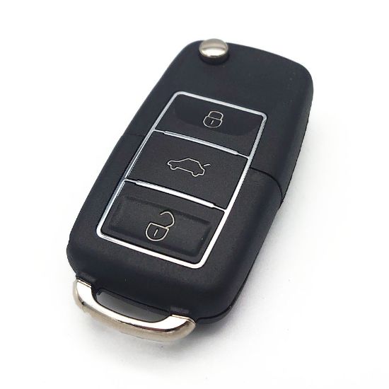 Picture of KeyDIY 3 Button B-Series Remote (VW Style) with Chrome Trim