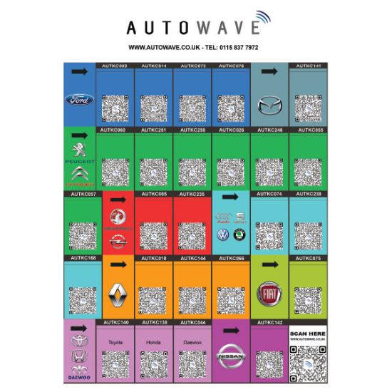 Picture of Top 25 Remote Case & Key Blank Key Board - Blank