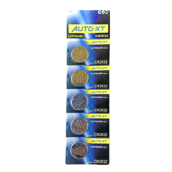 Picture of Auto-XT CR2032 Lithium Cell Battery Card of 5